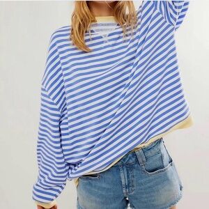 Striped crewneck